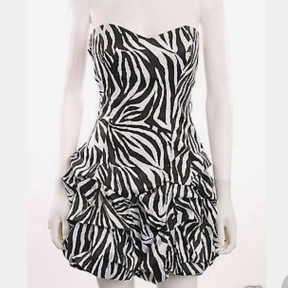 Ruby Rox Zebra Dress - Picture 1 of 4